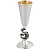 Бокал серебро с позолотой, 26305RS  фото, kupilegko.ru