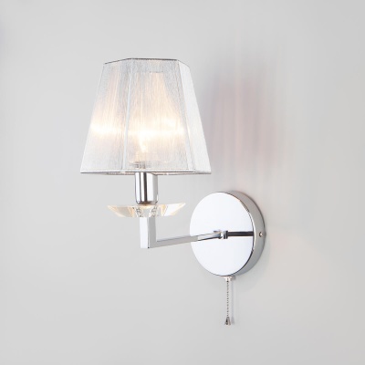 Бра, светильник настенный накладной Eurosvet 60125/1 хром  фото, kupilegko.ru