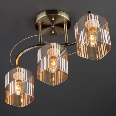 Потолочный светильник Eurosvet 30124/3 античная бронза  фото, kupilegko.ru