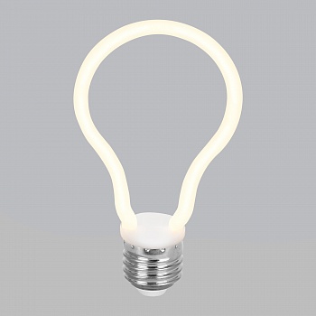 Светодиодная лампа Elektrostandard Decor filament Decor filament 4W 2700K E27 classic белый матовый (BL157)  фото, kupilegko.ru