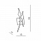 Настенный светильник Azzardo Snake wall AZ0046