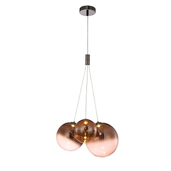 Подвесной светодиодный светильник Crystal Lux Elche SP3 Copper  фото, kupilegko.ru