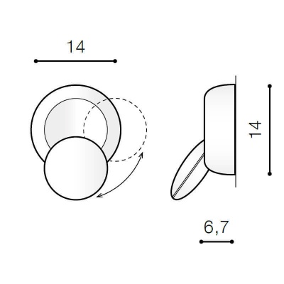 Настенный светильник Azzardo Avon AZ2196  фото, kupilegko.ru