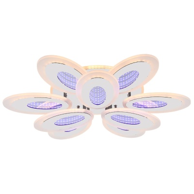 Потолочная светодиодная люстра Profit Light 8091/6+3 WHT  фото, kupilegko.ru