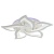 Потолочная светодиодная люстра Profit Light 8028/5 PGD  фото, kupilegko.ru