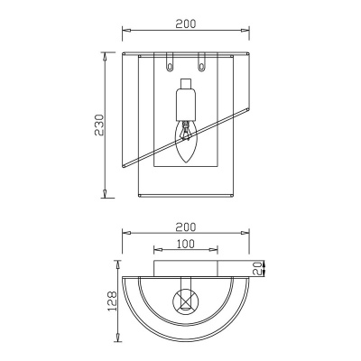 Настенный светильник Freya Earth FR5171WL-01BS  фото, kupilegko.ru
