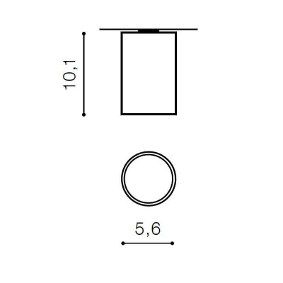 Накладной светильник Azzardo Mini Round AZ1781  фото, kupilegko.ru