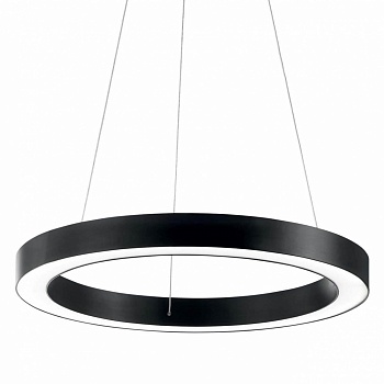 Подвесной светодиодный светильник Ideal Lux Oracle D50 Round Nero 222097  фото, kupilegko.ru