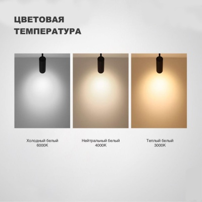 Трековый светодиодный светильник Novotech Port Nail 358744  фото, kupilegko.ru
