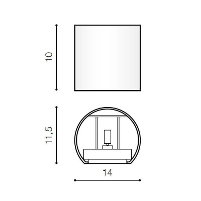 Настенный светильник Azzardo Leticia 2 LED AZ2188  фото, kupilegko.ru