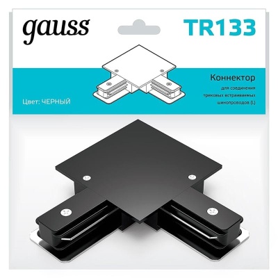 Коннектор L-образный Gauss TR133  фото, kupilegko.ru