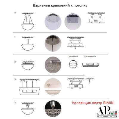 Подвесной светодиодный светильник Arte Perfetto Luce Rimini S512.0.100.B.3000  фото, kupilegko.ru