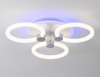 Потолочная светодиодная люстра Ambrella light FA3838  фото, kupilegko.ru