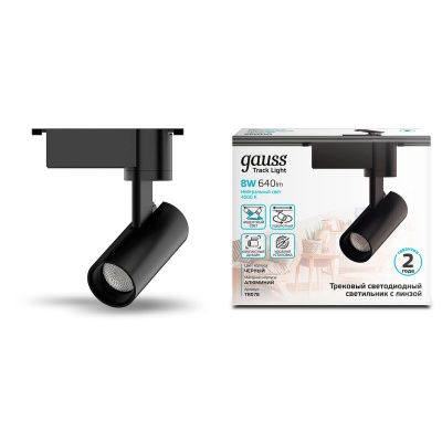 Трековый светодиодный светильник Gauss Track Light Led TR078  фото, kupilegko.ru