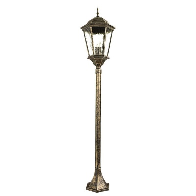 Столб фонарный уличный Arte Lamp GENOVA A1206PA-1BN  фото, kupilegko.ru