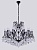 Подвесная люстра Crystal Lux Magnifico SP19 Black/Transparent  фото, kupilegko.ru