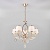 Подвесная люстра Eurosvet 60091/5 перламутровое золото  фото, kupilegko.ru