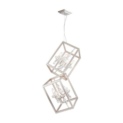 Подвесная люстра Lucia Tucci Inessa 3850.8 Silver  фото, kupilegko.ru