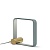 Nastro 563.32 Greenish-grey/Brass Настольная лампа Tooy  фото, kupilegko.ru