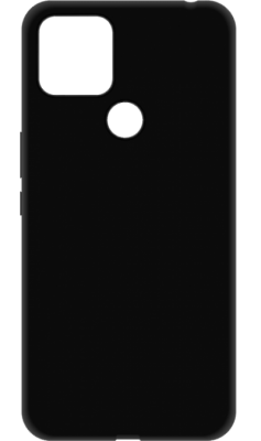 Чехол-крышка LuxCase для realme C21Y, термополиуретан, черный  фото, kupilegko.ru