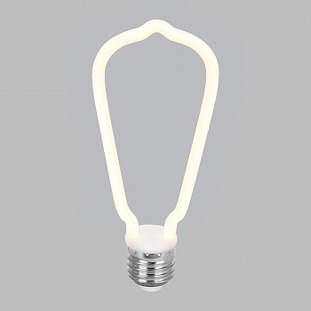 Светодиодная лампа Elektrostandard Decor filament Decor filamet 4W 2700K E27 ST64 белый матовый (BL158)  фото, kupilegko.ru