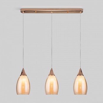 Подвесной светильник Eurosvet Cosmic 50285/3 золото  фото, kupilegko.ru