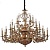 Подвесная люстра Lucia Tucci Firenze 1780.30.3 Antique Gold  фото, kupilegko.ru