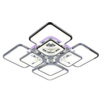 Потолочная светодиодная люстра Profit Light 8057/4+4 CHR  фото, kupilegko.ru