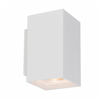 Настенный светильник Zumaline Sandy wl square white 92697  фото, kupilegko.ru