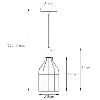 Подвесной светильник Lucide Paulien 08327/01/35  фото, kupilegko.ru