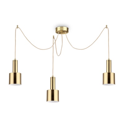 Подвесная люстра Ideal Lux Holly SP3 Ottone Satinato 231600  фото, kupilegko.ru