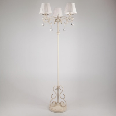 Торшер Eurosvet 12075/3F белый Strotskis  фото, kupilegko.ru