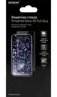 Защитное стекло One-XT для Apple iPhone XS Max 3D (черная рамка)  фото, kupilegko.ru