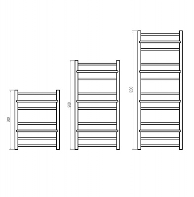 Полотенцесушитель водяной Grota VISTA 530х1800  фото, kupilegko.ru