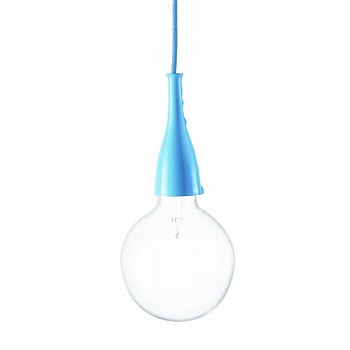 Подвесной светильник Ideal Lux Minimal SP1 Azzurro 063614  фото, kupilegko.ru