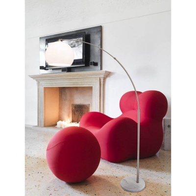 Торшер Arte Lamp Goliath A5822PN-1SS  фото, kupilegko.ru