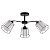 Потолочная люстра IMEX MD.24380-3-S BK+CH  фото, kupilegko.ru