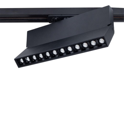 Трековый светодиодный светильник Arte Lamp Flash A4573PL-1BK  фото, kupilegko.ru