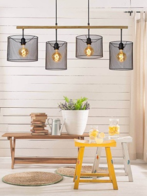 Подвесная люстра Lucide Baskett 45459/04/30  фото, kupilegko.ru