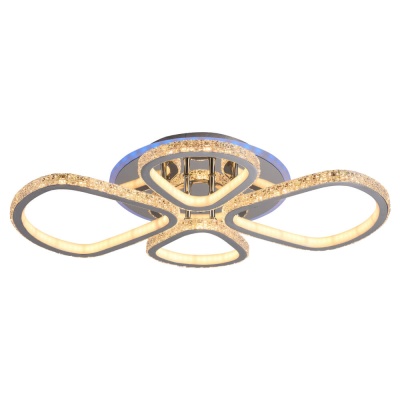 Потолочная светодиодная люстра Profit Light 8038/2+2 CHR  фото, kupilegko.ru
