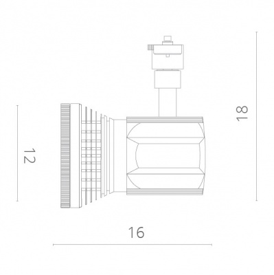 Трековые светильники Arte Lamp Track Lights A6118PL-1WH  фото, kupilegko.ru