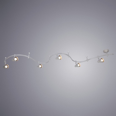 Трековая система Arte Lamp Rails A3058PL-6SI  фото, kupilegko.ru