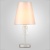 Настольная лампа Crystal Lux Renata LG1 Silver  фото, kupilegko.ru