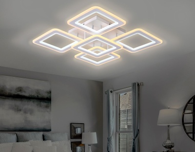 Потолочная светодиодная люстра Ambrella light FA866  фото, kupilegko.ru