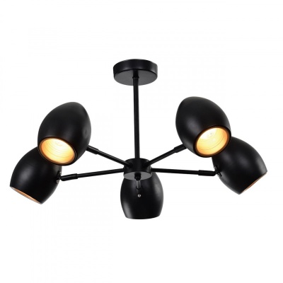 Потолочная люстра IMEX Ufo MD.19972-5-S-BK  фото, kupilegko.ru