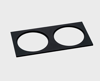 Рамка декоративная Italline IT02-QRS2 black (встраиваемые)  фото, kupilegko.ru