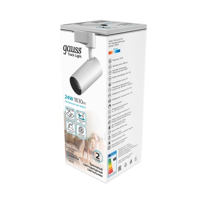 Трековый светодиодный светильник Gauss Track Light Led TR070  фото, kupilegko.ru