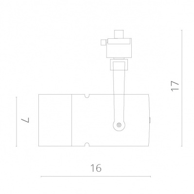 Трековые светильники Arte Lamp Track Lights A6210PL-1WH  фото, kupilegko.ru