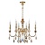 Подвесная люстра Crystal Lux Mercedes SP6 Gold/Color  фото, kupilegko.ru