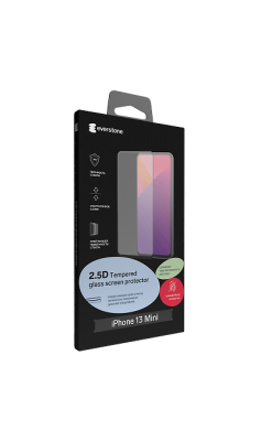 Защитное стекло Everstone для Apple iPhone 13 mini 2.5D Full Glue (черная рамка)  фото, kupilegko.ru